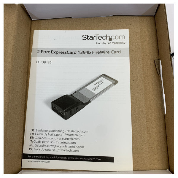 StarTech FireWire ExpressCard 1394b 2-port adapter til bærbar - EC1394B2 