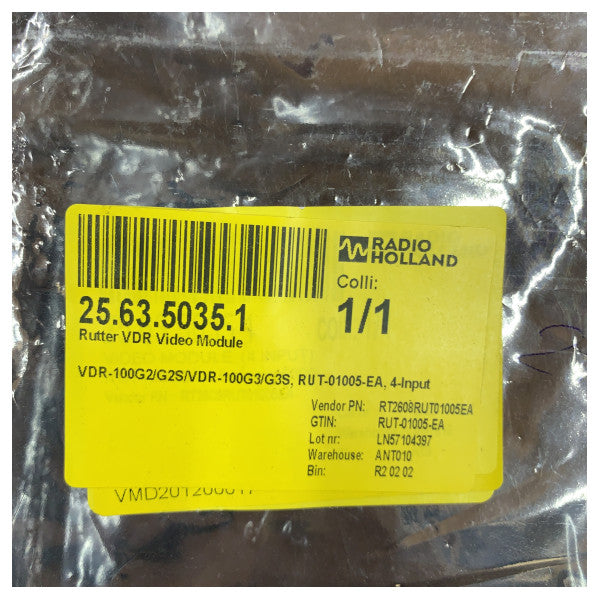 Rutter VDR Video Module for Marine Voyage Data Recorder - RUT-01005-EA