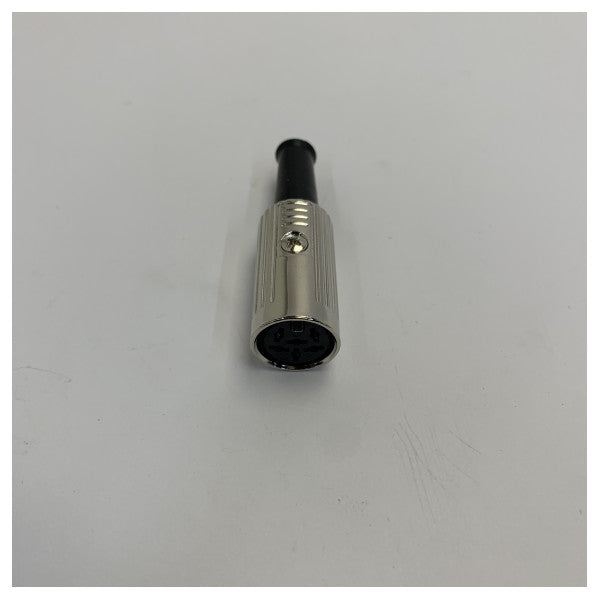 RS PRO 6-polet DIN-stikkontakt elektrisk connector - 0121 06 