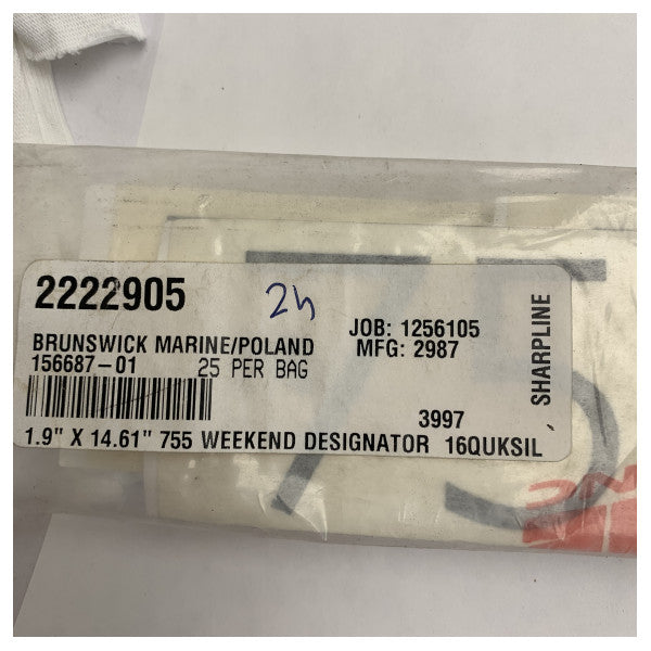 Оригинален стикер за лодка Graphic за Quicksilver 755 weekender 4.85 x 24.82cm 