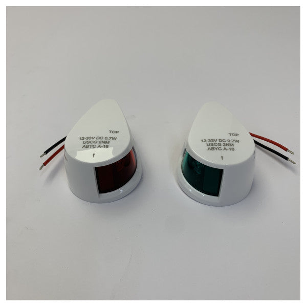 24V LED Navigation Light Kit - Port & Starboard Set - White 226999