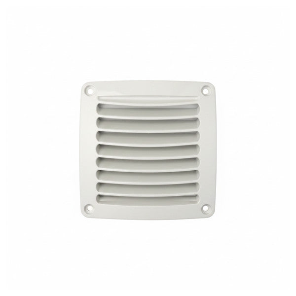Marine Square Ventilation Grille White 118x118mm - Yacht Hardware
