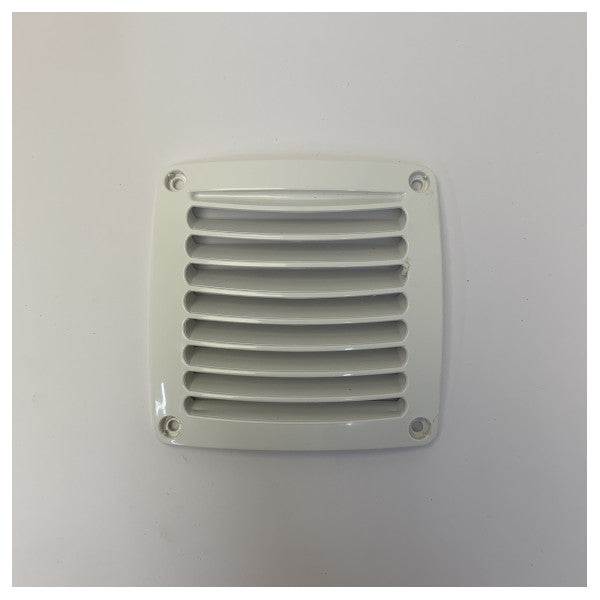 Marine Square Ventilation Grille White 118x118mm - Yacht Hardware
