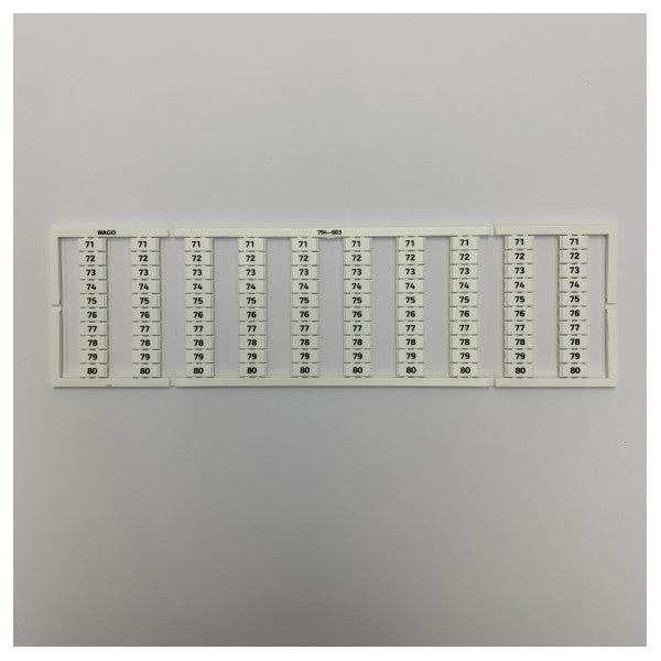 Wago 794-603 WMB Multi Marking System rekkeklemmemarkører 
