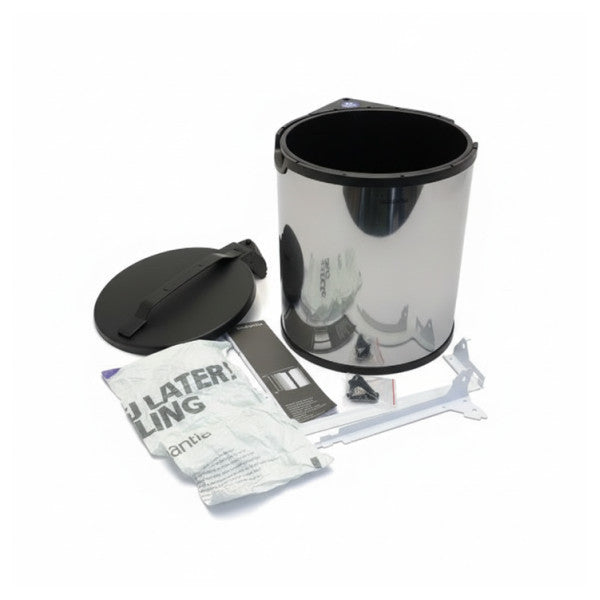 Brabantia Εντοιχιζόμενος Κάδος Απορριμμάτων 15L - Κάδος Απορριμμάτων Θαλάσσιας Χρήσης & Γιοτ που Εξοικονομεί Χώρο 