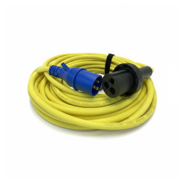 Ratio 2821 Marine Shore Power Förlängningskabel - Högsynlig Gul 