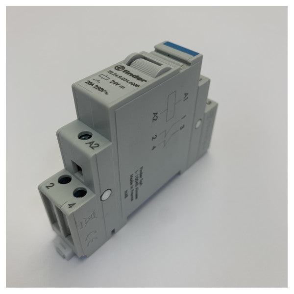 Finder 22.24.9.024.4000 Installation Relay 24V DC 20A - Marine Grade Contactor 