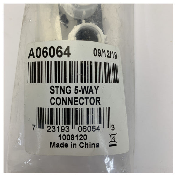 Raymarine A06064 NMEA 2000 T-connector for data network backbone & drop cables 