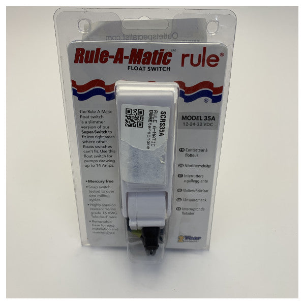 Rule-a-matic Float Switch 35A or 35FA SCRS35A 