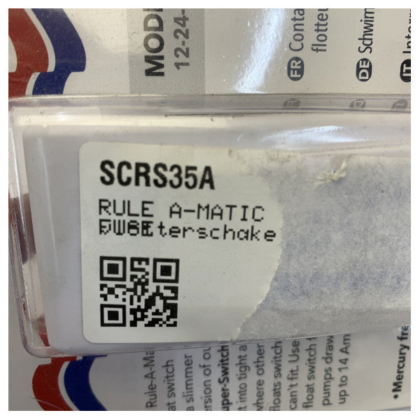 Rule-a-matic Float Switch 35A or 35FA SCRS35A 