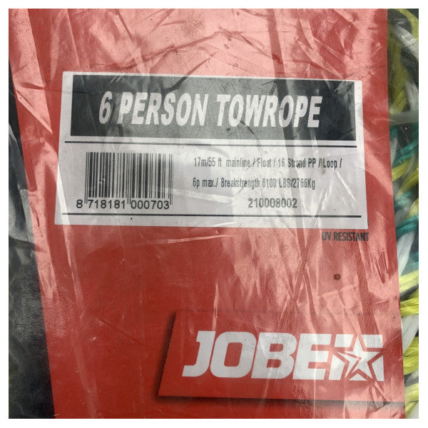 Jobe high capacity tow rope for 6 person funtube - 210008002