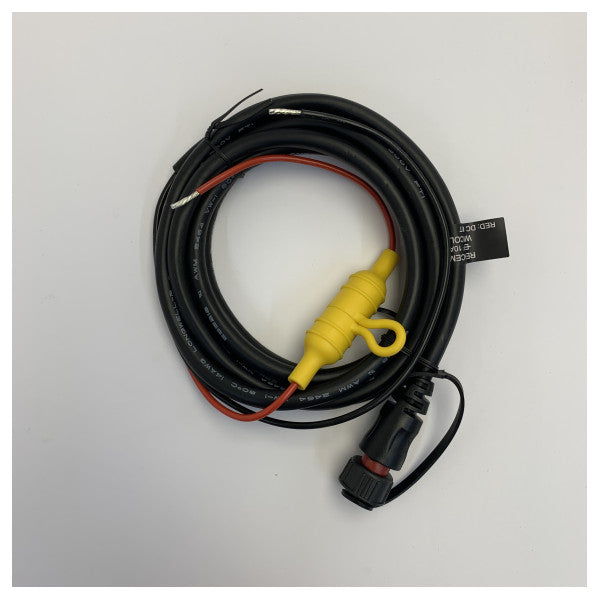 Garmin 010-12797-00 Kejbil tal-Enerġija Marittima b’Detentur tal-Fjus u Tapp Protettiv 