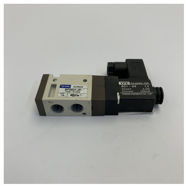 SF2601-IP-SC1-D4 空圧ソレノイドバルブ（SC1-D4コイル付き）- 新品 