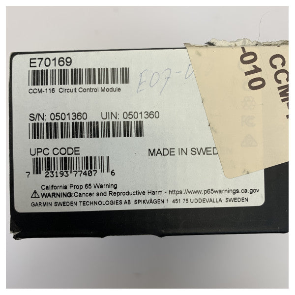 Raymarine EmpirBus E70169 Digital Switching CCM-116 Circuit Control Module 