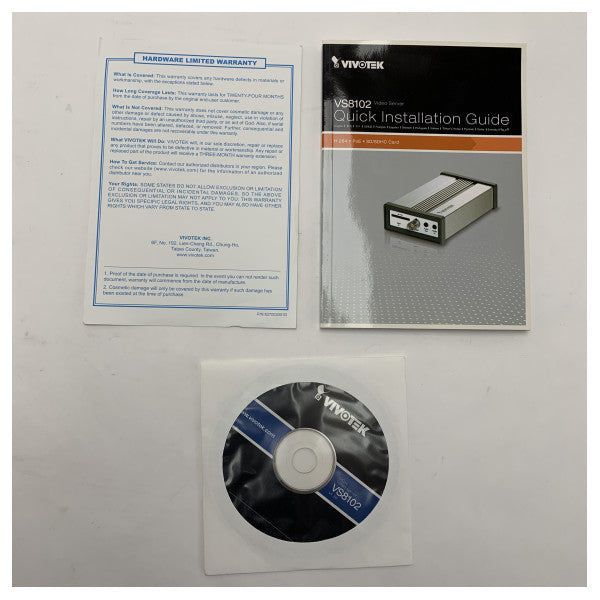 Vivotek VS8102 Yhden kanavan videokooderi analogisesta IP-valvontaintegraatiosta 