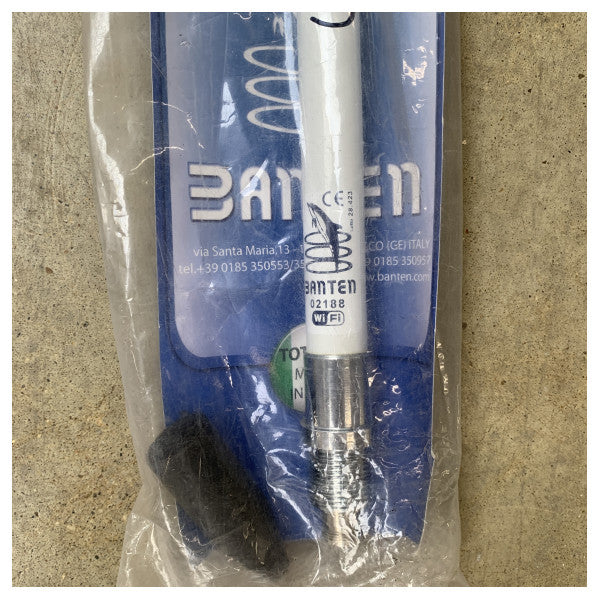 Banten 2188 Marin WiFi-antenn 8 dBi - hållbar 80 cm signalförstärkare för utomhusbruk för båtar och yachter