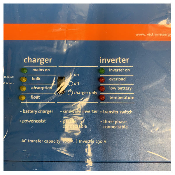 Victron MultiPlus 48V 5000VA İnverter Şarj Cihazı 230V, 70A Akü Şarj Cihazı ve Transfer Anahtarı ile