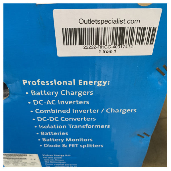 Victron MultiPlus 24V 5000VA Inverter Charger 230VAC Marine Power Solution - PMP245021010