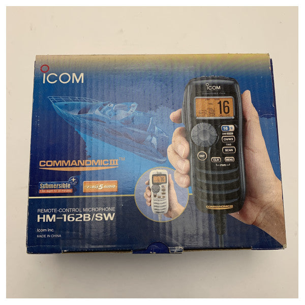 Icom Remote Control Microphone HM-162B IPX8 Waterproof for Marine Communication