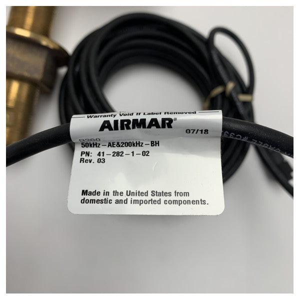 Airmar B260 1kW Dual Frequency 50/200kHz Marine Depth and Temperature Transducer - 41-282-1-02