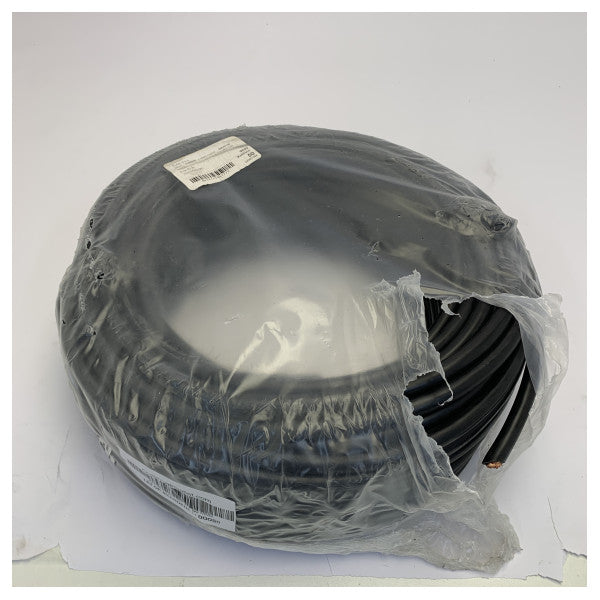 H07V-K 50mm² Εύκαμπτο μονοπολικό ναυτικό ηλεκτρικό καλώδιο ισχύος - Μαύρο 1M 
