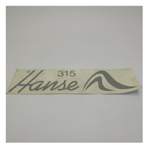 Hanse Yachts H315 skrovdekal 451x110 mm RAL9011 grafitsvart 
