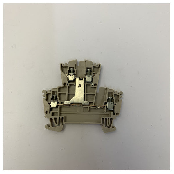 WDK 2.5V Feed-Through Terminal Block 4x2.5mm2 DIN Rail Electrical Connector