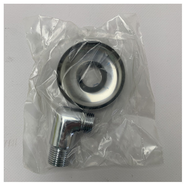 I.S.A 66400 pipe fitting 90 degree elbow with rosette