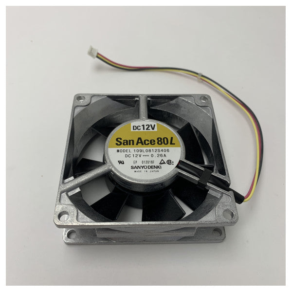 Furuno X-Band Radar Fan Motor 12V FAR-2218/BB/2318, 109L0812S406, 03S001681 