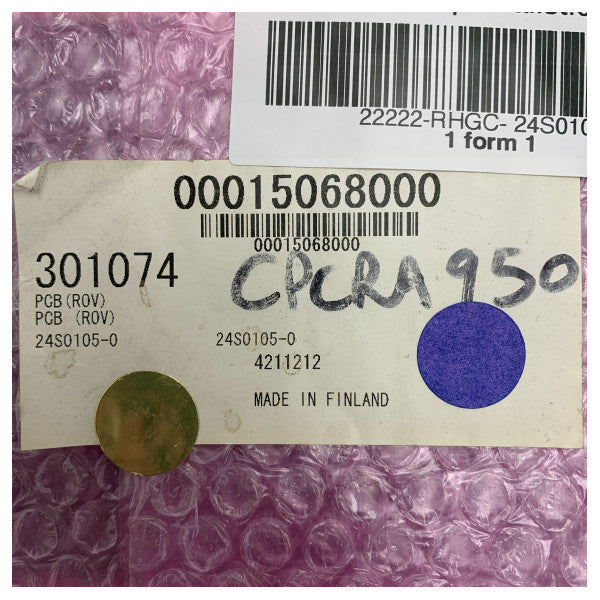 Furuno ECDIS PCB ROV Radar Overlay Board for FEA-2107/FEA-2807 - 301074 - 24S0105-0