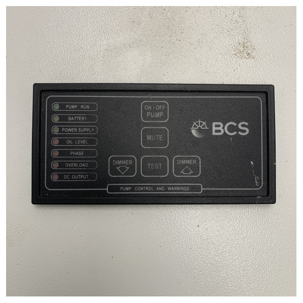 BCS 28753 pump control and  warnings control display 380V