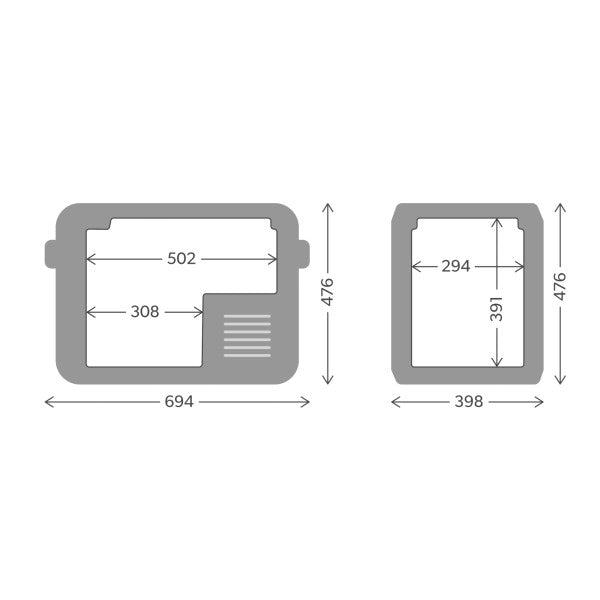 Dometic CFX5 45 Kompressor-Kühlbox 45L 12/24/230V - 97000050761 