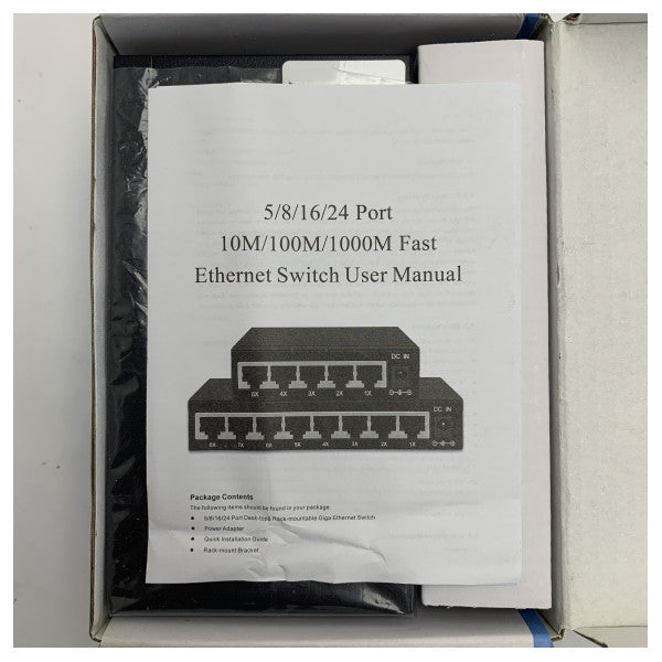 Space Stream 8-Port Gigabit Ethernet Switch 10/100/1000 Mbps for Reliable Networking