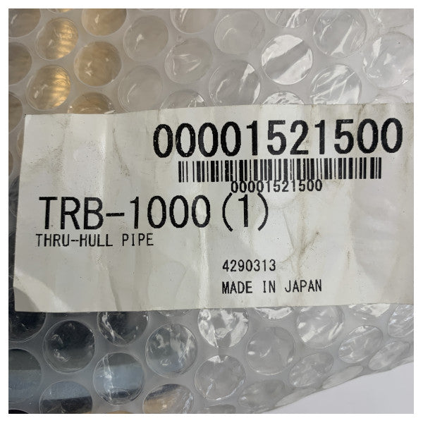 Furuno Thru-Hull Pipe Brass Marine Fitting for Cable and Hose Installation - TRB-1000(1)