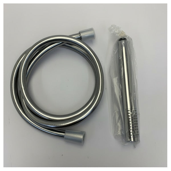 Ritmonio A.0164 Set doccia a mano per bagno con tubo flessibile - Cromo - E0BA0164CRL 
