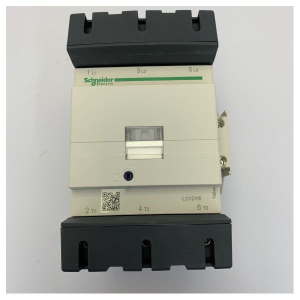 Contacteur Schneider Electric TeSys LC1D115U7 3 pôles 115 A 240 V CA 55 kW 