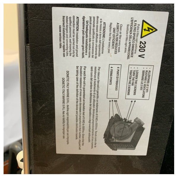 Dometic AP5 S7 Marine Air Handler klima uređaj - AP 5 S7 10V 
