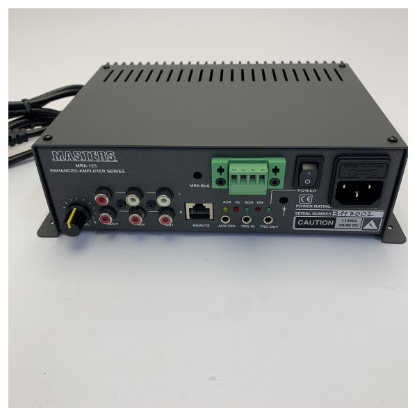 Masters MRA 125 USA High-Performance Amplifier - New Unused Condition 