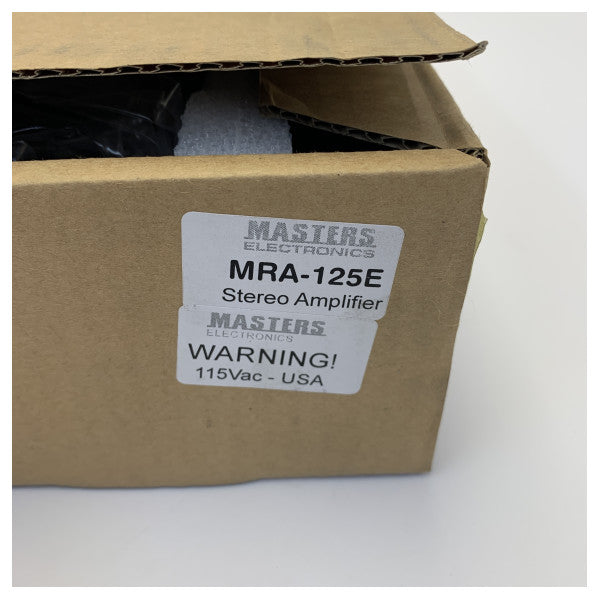 Masters MRA 125 USA High-Performance Amplifier - New Unused Condition 