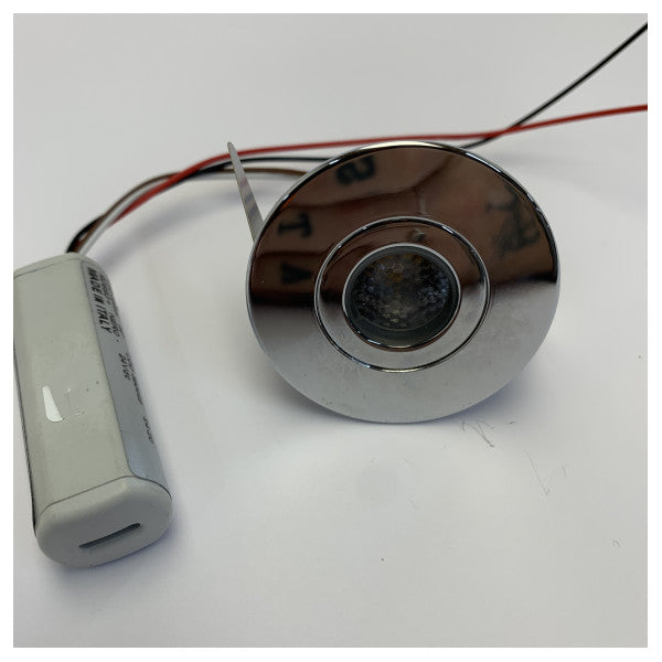 Zetacube ZCube Unicum R Spotlight 2W 24V 3000K IP56 Krom 