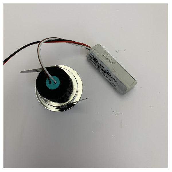 Zetacube ZCube Unicum R Spotlight 2W 24V 3000K IP56 Krom 