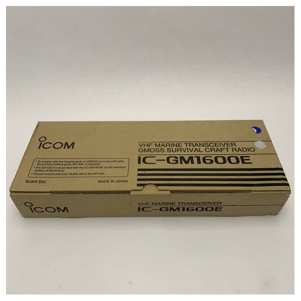 Icom IC-GM1600E VHF-käsiradio GMDSS - luotettava merenkulun hätäviestintäjärjestelmä.
