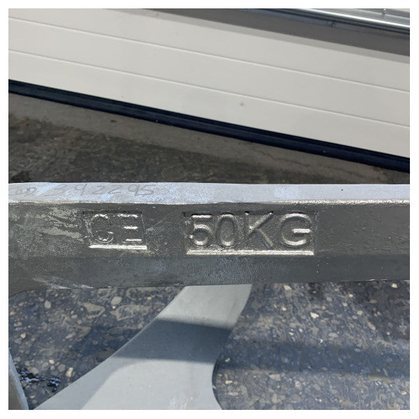 Bruce-Type kloankofanger anker 50 kg varmforzinket marint bådanker 