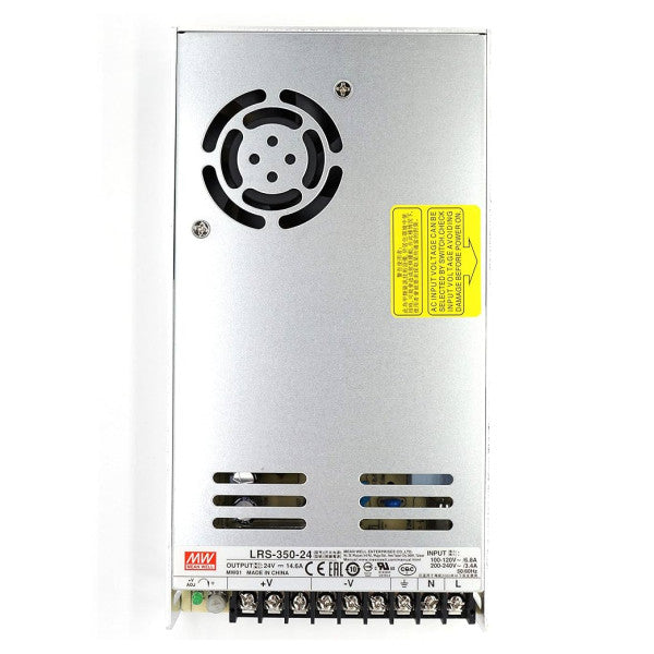 Mean Well LRS-350-24 Power Supply 24V 14.6A 350W - Reliable AC/DC Converter
