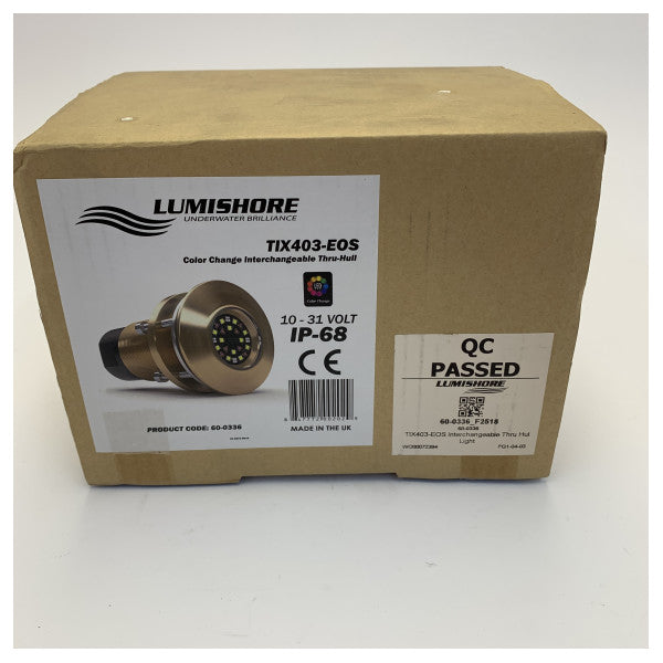Lumishore TIX403-EOS luce subacquea a LED 12/24V in ottone 