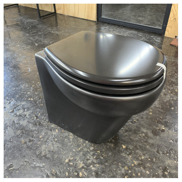 Planus Stilo Plus 24V Marine Tuvalet Mat Siyah 