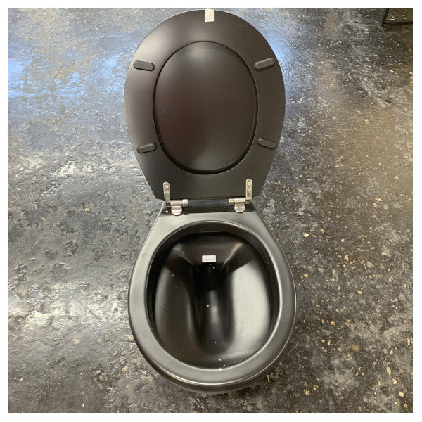 Planus Stilo Plus 24V Marine Tuvalet Mat Siyah 