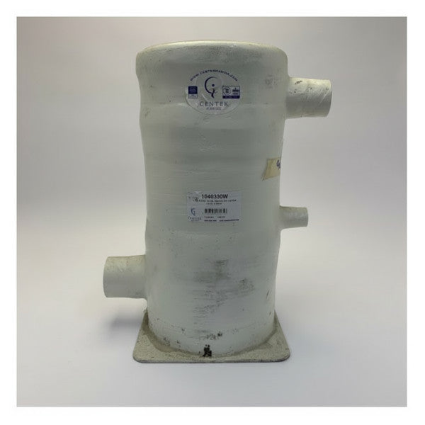 Centek Combo-Sep 1040300 Marine eksosdemper-separator 3.00 x 2.50 x 1.50inch 