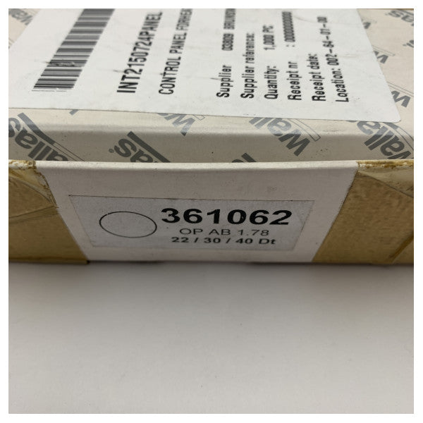 Панель контролера обігрівача Wallas DT-серії тип 361062 