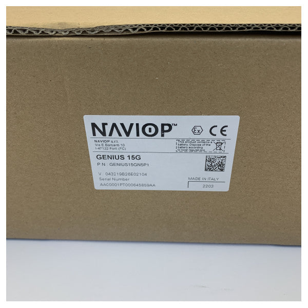 Monitor de montaje en panel Naviop Genius 15G Marine Display 